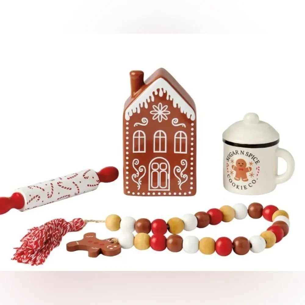 Holiday Tray Objects - Gingerbread House Collection - Picture 7 of 7